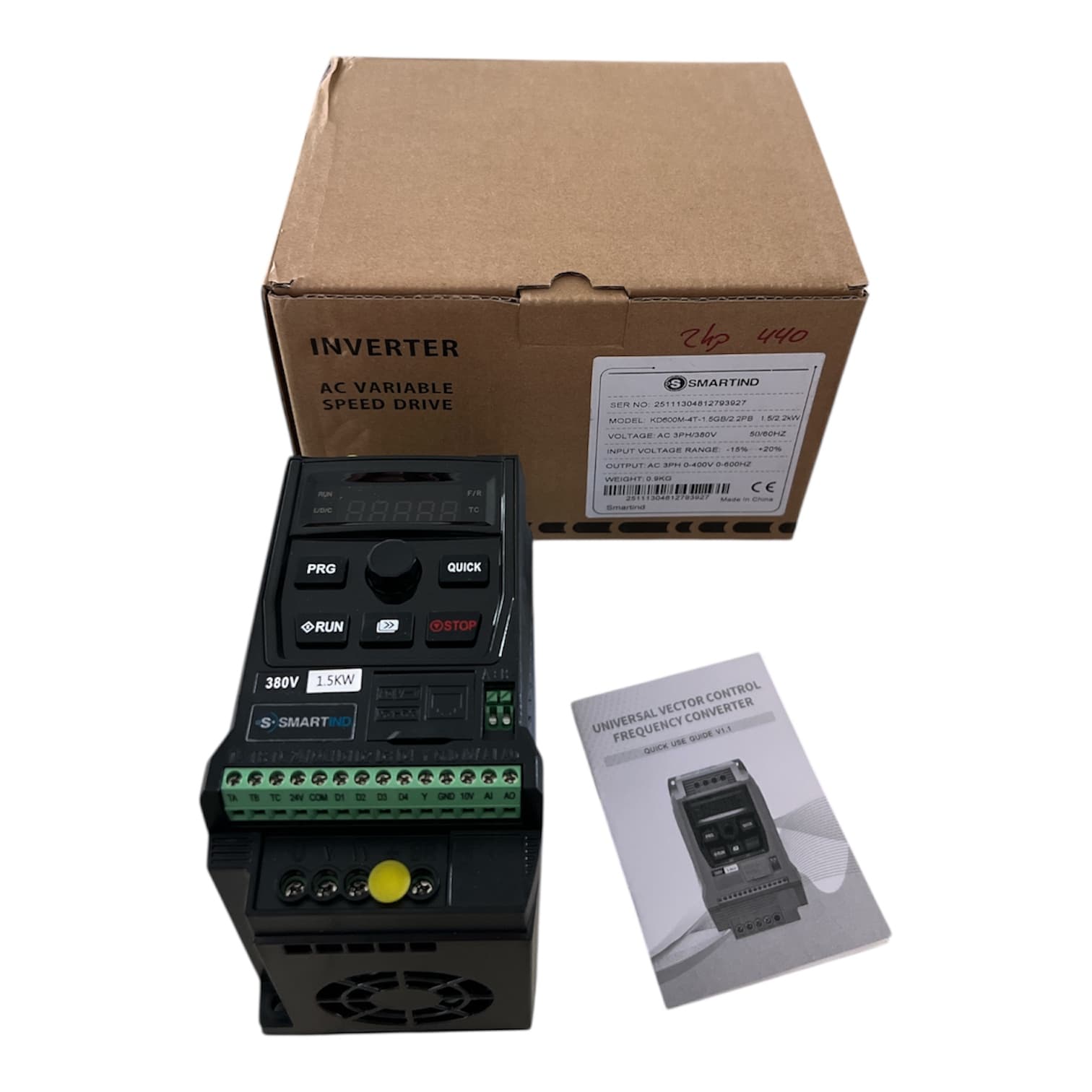 Producto SMARTIND con empaque y manual